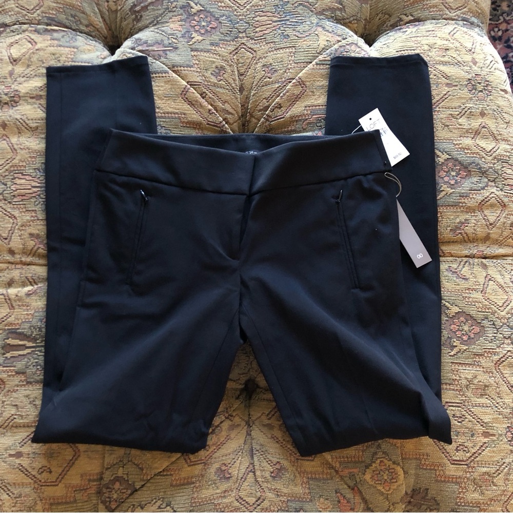 LOFT *NWT* Black Skinny Dress Pants Size 00 Marisa